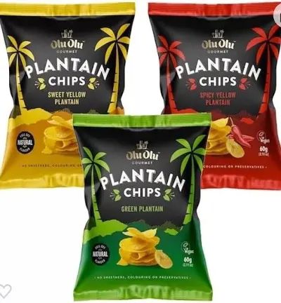 Olu Olu Plantain Chips Spicy